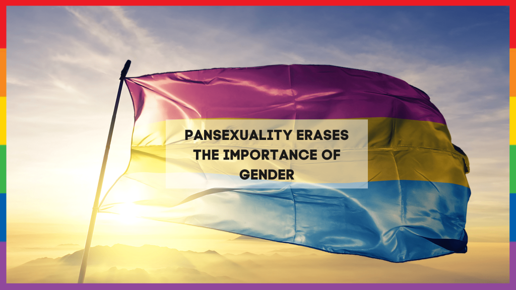 Myth 5 - Pansexuality erases the importance of gender